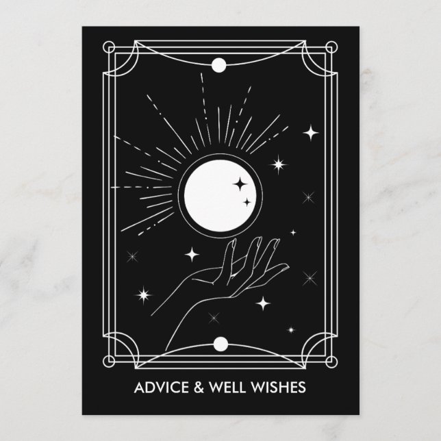 Tarot Predications & Advice Möhippa Card Rådkort (Framsida)