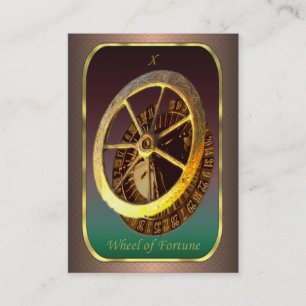 Tarot profilerar kort - rulla av förmögenhet