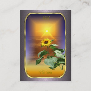 Tarot profilerar kort - solen