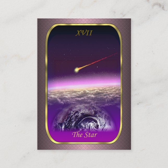 Tarot profilerar kort - stjärnakortet (Framsida)