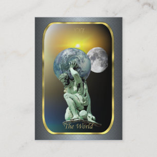 Tarot profilerar kort - världen