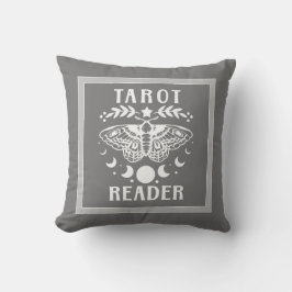Tarot Reader Måne Phase Galaxy Stars Dekorativ kud Kudde