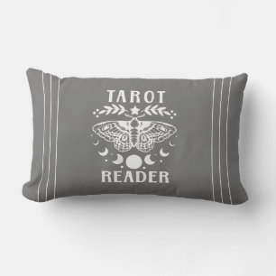 Tarot Reader Måne Phase Galaxy Stars Dekorativ kud Lumbarkudde