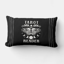 Tarot Reader Måne Phase Galaxy Stars Dekorativ kud Lumbarkudde
