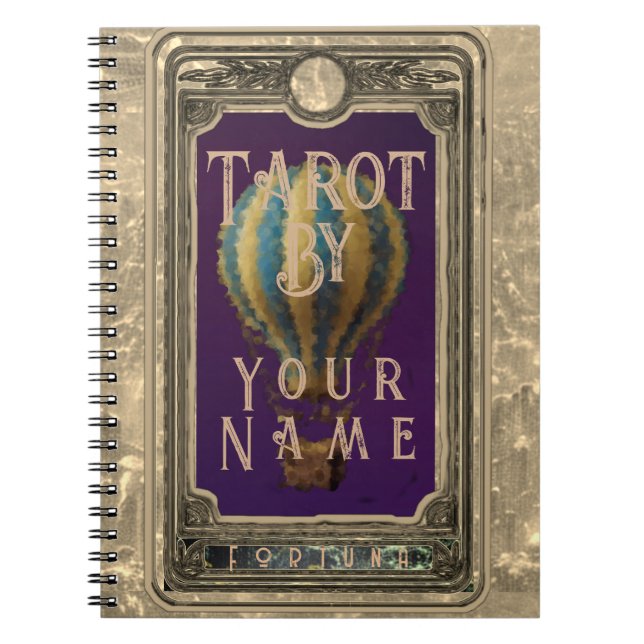Tarot Reader-styrkort Anteckningsbok (Framsidan)
