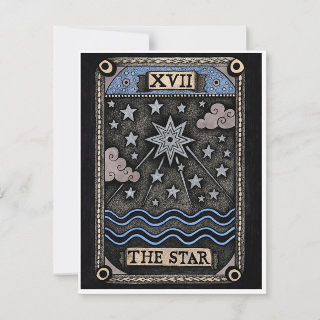 Tarot Series - The Star Julkort (Framsida)