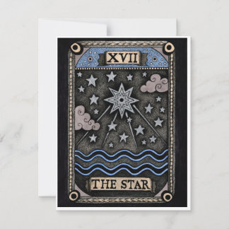 Tarot Series - The Star Julkort