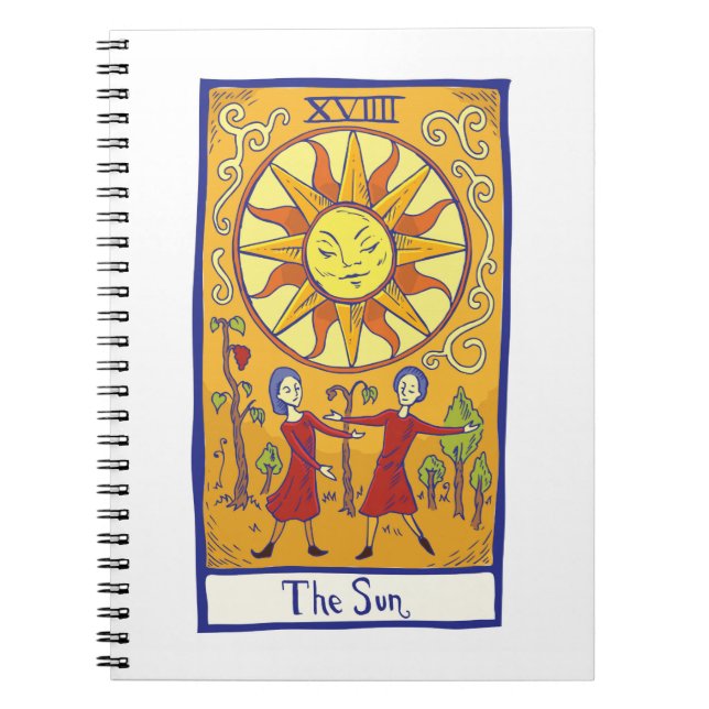Tarot Sol Anteckningsbok (Framsidan)