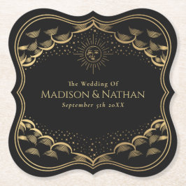 Tarot Sol och Måne Bröllop Underlägg Papper