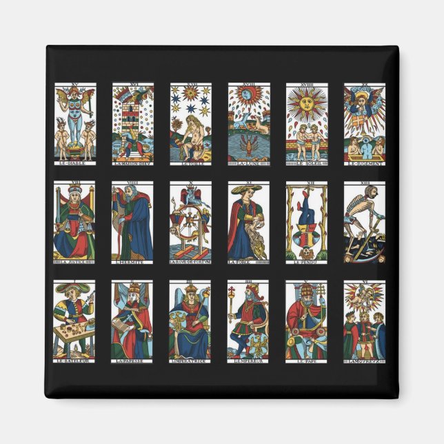 Tarot Stora Arkanen Magnet (Framsidan)