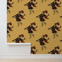 Tarot Tapet - Fool Card - Gult