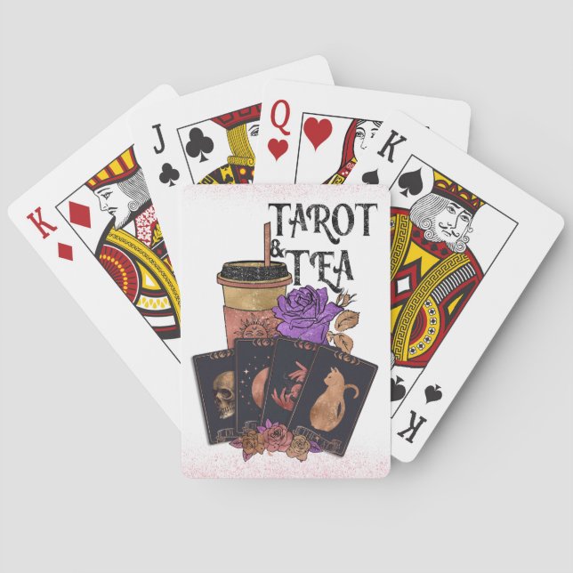 Tarot & Tea Casinokort (Baksidan)