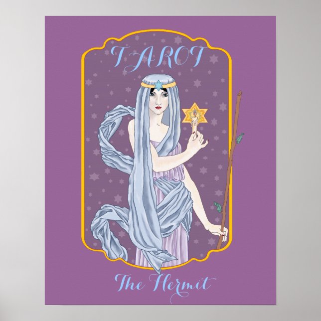 Tarot the Hermit Poster (Framsidan)