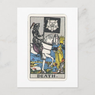 Tarot Tod Död Vykort