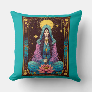 Tarotillustration, den högsta prästinnan kudde