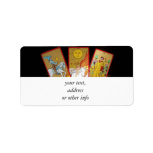 Tarotkort (2) adressetikett