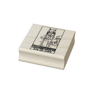 Tarotkort: Ace of Kopp: Personlig Text Stämpel