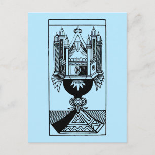 Tarotkort: Ace of Kopp Vykort