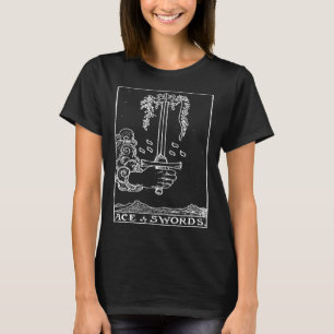 Tarotkort Ace of Sords Occult T Shirt