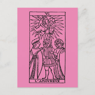 Tarotkort: Älskare Vykort