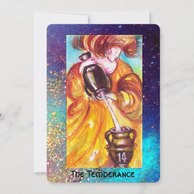 TAROTKORT AV DE FÖRSVUNNA SKUGGORNA / MÅTTFULLHET MEDDELANDE (Framsida)