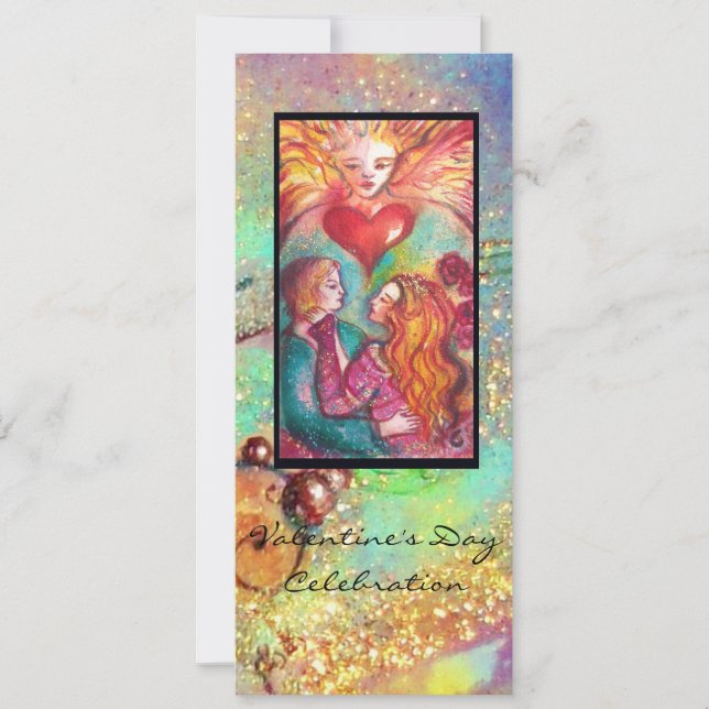 TAROTKORT AV FÖRLORADE SKUGGOR,ÄLSKARE Alla hjärta Inbjudningar (Framsida)