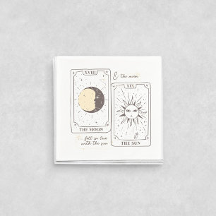 Tarotkort Bröllopsdusch Bröllop Neutral Pappersservett