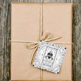 Tarotkort | Bröllopsfest | Bröllop | Modern B+W Gåvor Etiketter