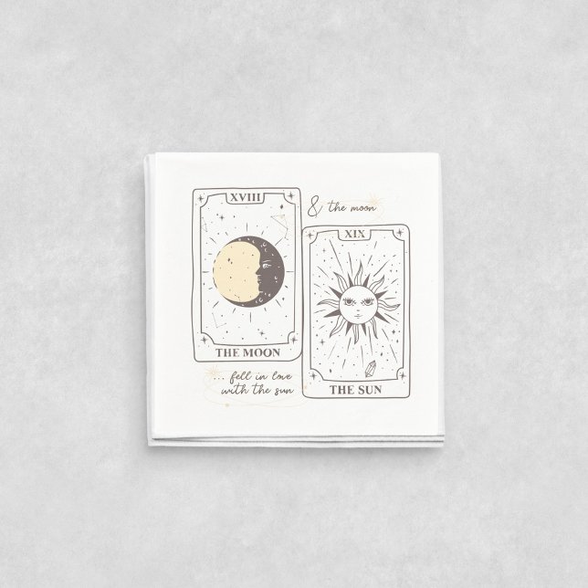 Tarotkort | Bröllopsfest | Bröllop | Neutrala Pappersservett (Skapare uppladdad)