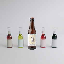 Tarotkort | Bröllopsfest | Bröllop | Neutraler Ölflaska Etikett