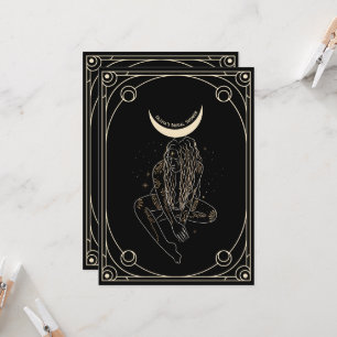 Tarotkort bröllopsfest inbjudan