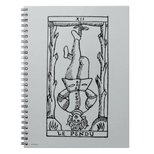 Tarotkort: Den hängde mannen Anteckningsbok