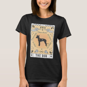 Tarotkort Den Hund Mexikansk Hårfri Celestial Rymd T Shirt