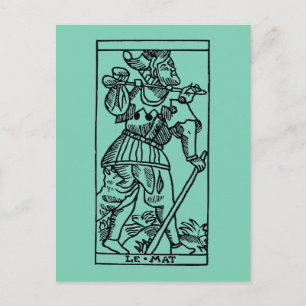 Tarotkort: Fool Vykort