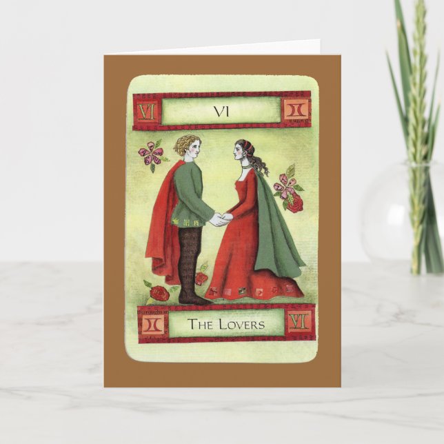 "Tarotkort för älskarna" Kort (Framsida)