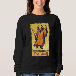 Tarotkort för geoköstpixeltecken för roll t shirt