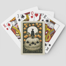 Tarotkort för Halloween-Vintage - gotin Illustrati