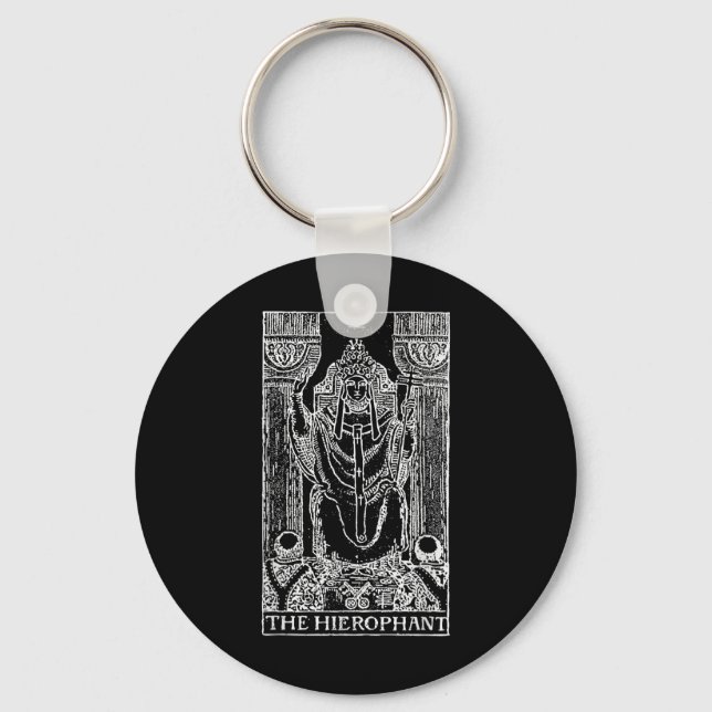 Tarotkort för höftsofen - påvens ockult gift nyckelring (Framsida)