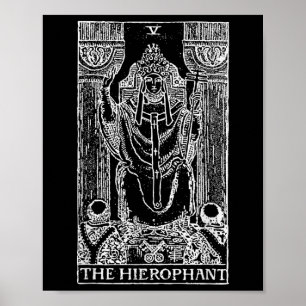Tarotkort för höftsofen - påvens ockult gift poster