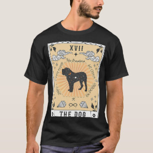 Tarotkort för Hund Fila Brasileiro Celestial Space T Shirt