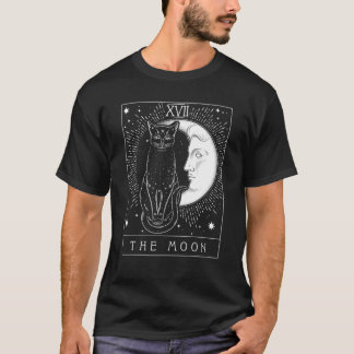 Tarotkort för Måne och kassettgrafik T Shirt
