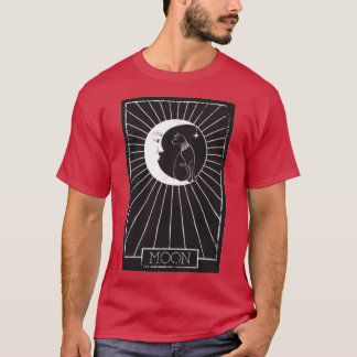 Tarotkort för Måne och kassettgrafik T Shirt
