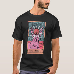 Tarotkort för oktjockleksgrafik för Sol och sfäris T Shirt