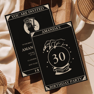 Tarotkort - fyll alla ålders- och födelsedagsinbju inbjudningar