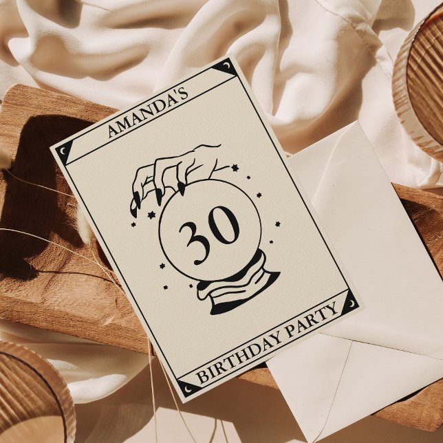 Tarotkort - fyll i alla födelsemeddelanden inbjudningar (Skapare uppladdad)