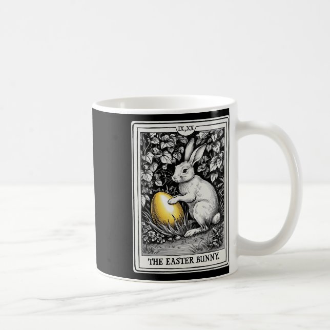 Tarotkort Glad påskhare Vår Påskägg Ea Kaffemugg (Höger)