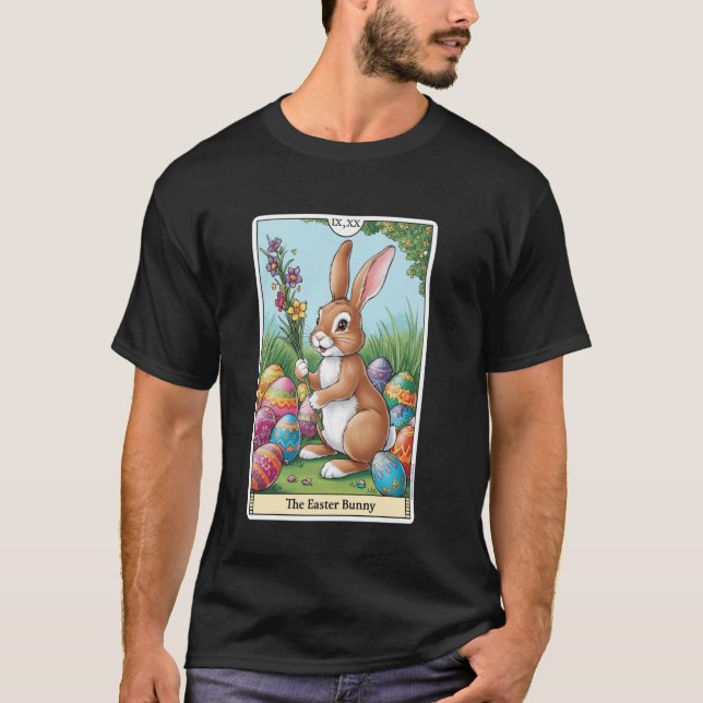 Tarotkort Glad påskharen Vår Påskägg Ea T Shirt (Framsida)