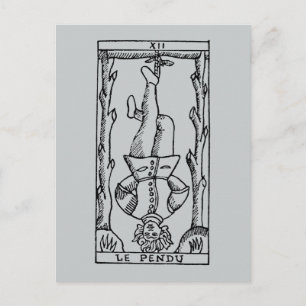 Tarotkort: Hanged Man Vykort