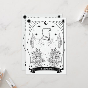 Tarotkort Henfest Itinerary Inbjudningar