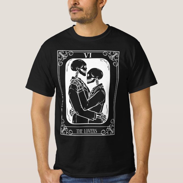 Tarotkort i Älskare T Shirt (Framsida)